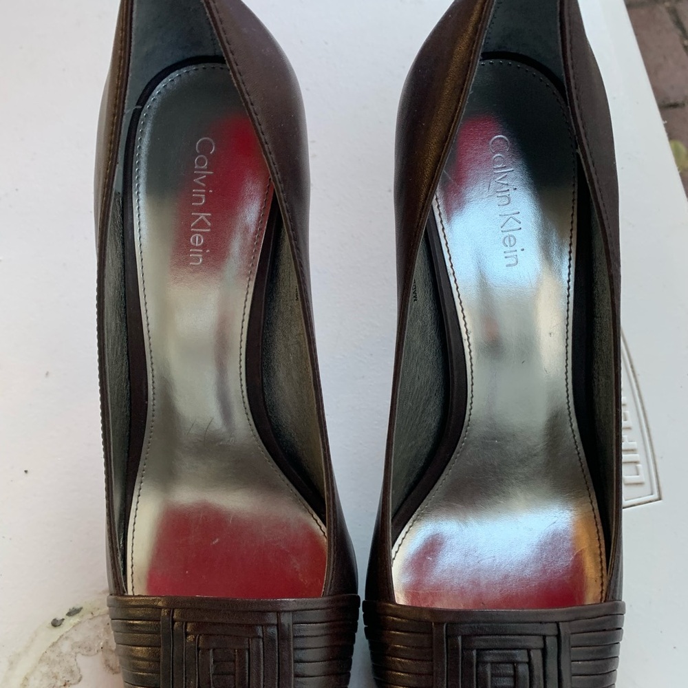 Calvin Klein Brown Heels